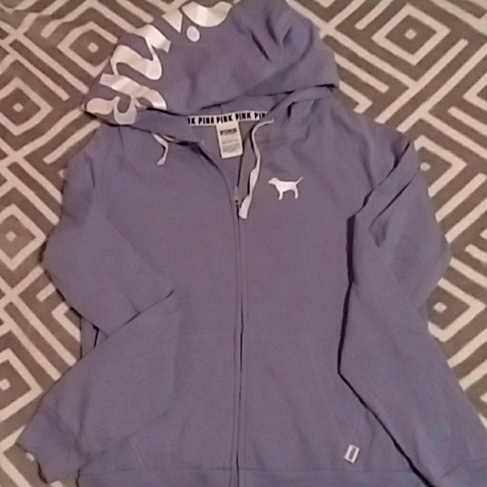 PINK zip up hoodie